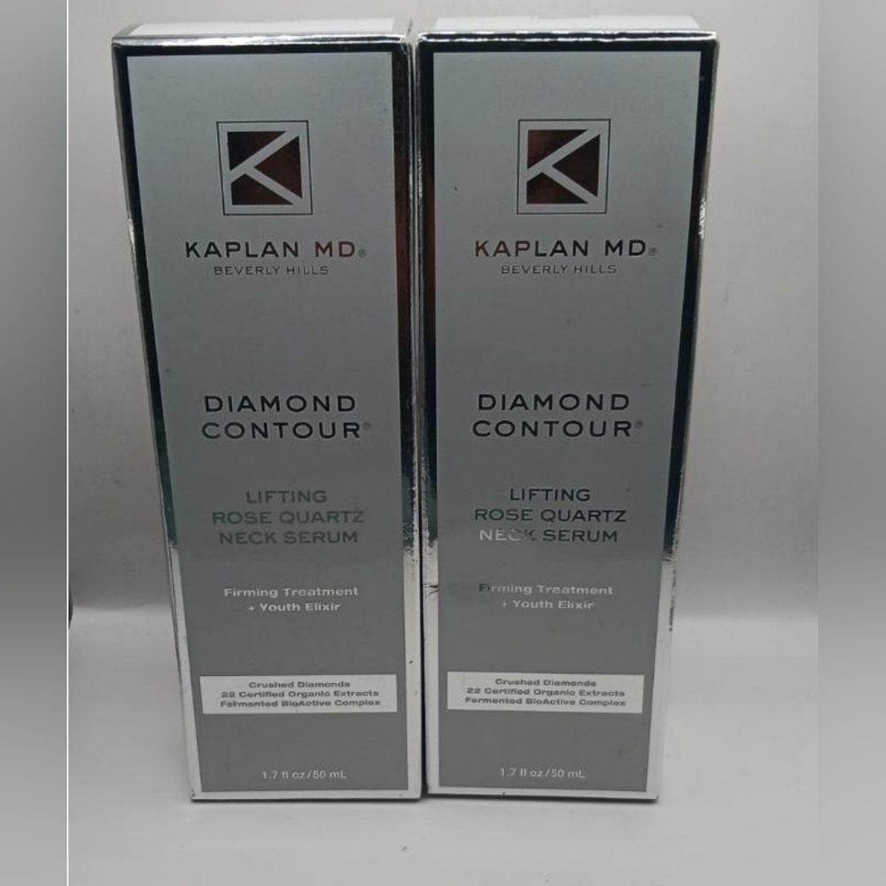 Kaplan MD Diamond Contour, Lifting Rose Quartz Neck Serum 2- 1.7 fl.oz. bottles,